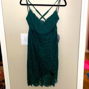 Green bodycon dress from Nordstrom NWT